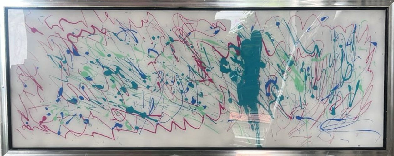 Abstracto enmarcado multicolor