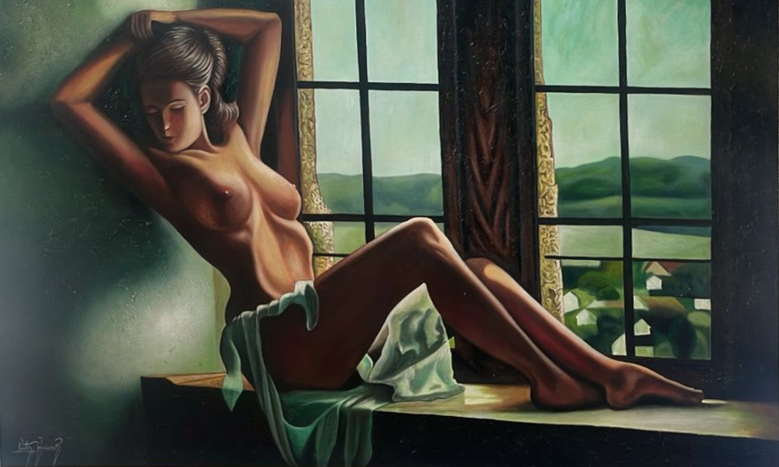 Desnudo junto a la ventana