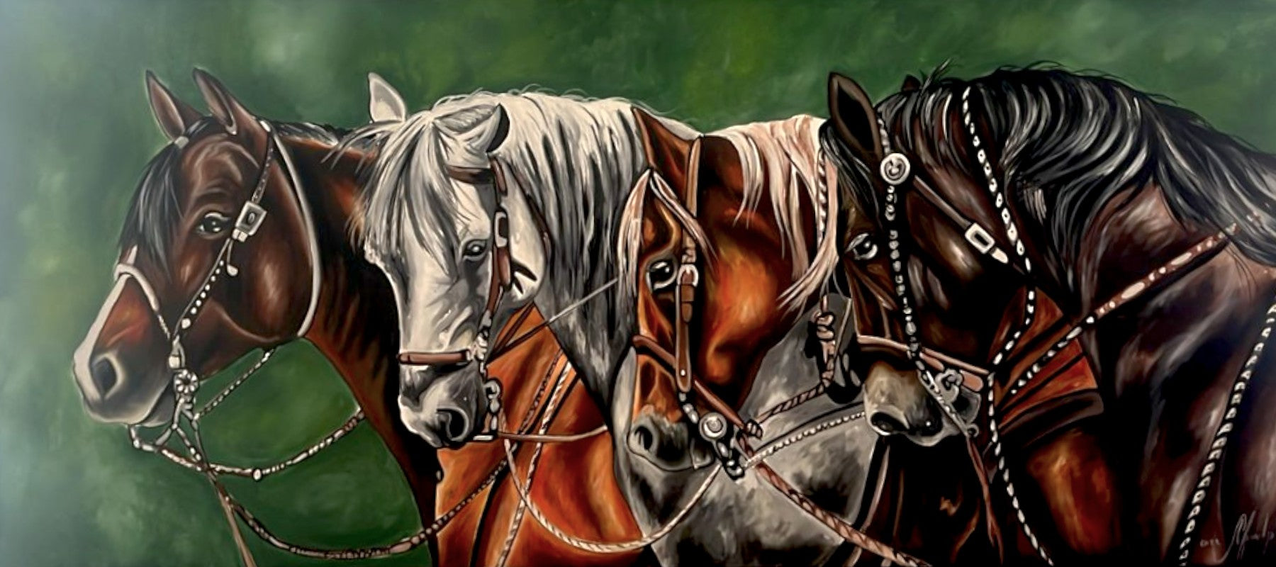 Cuarteto de caballos