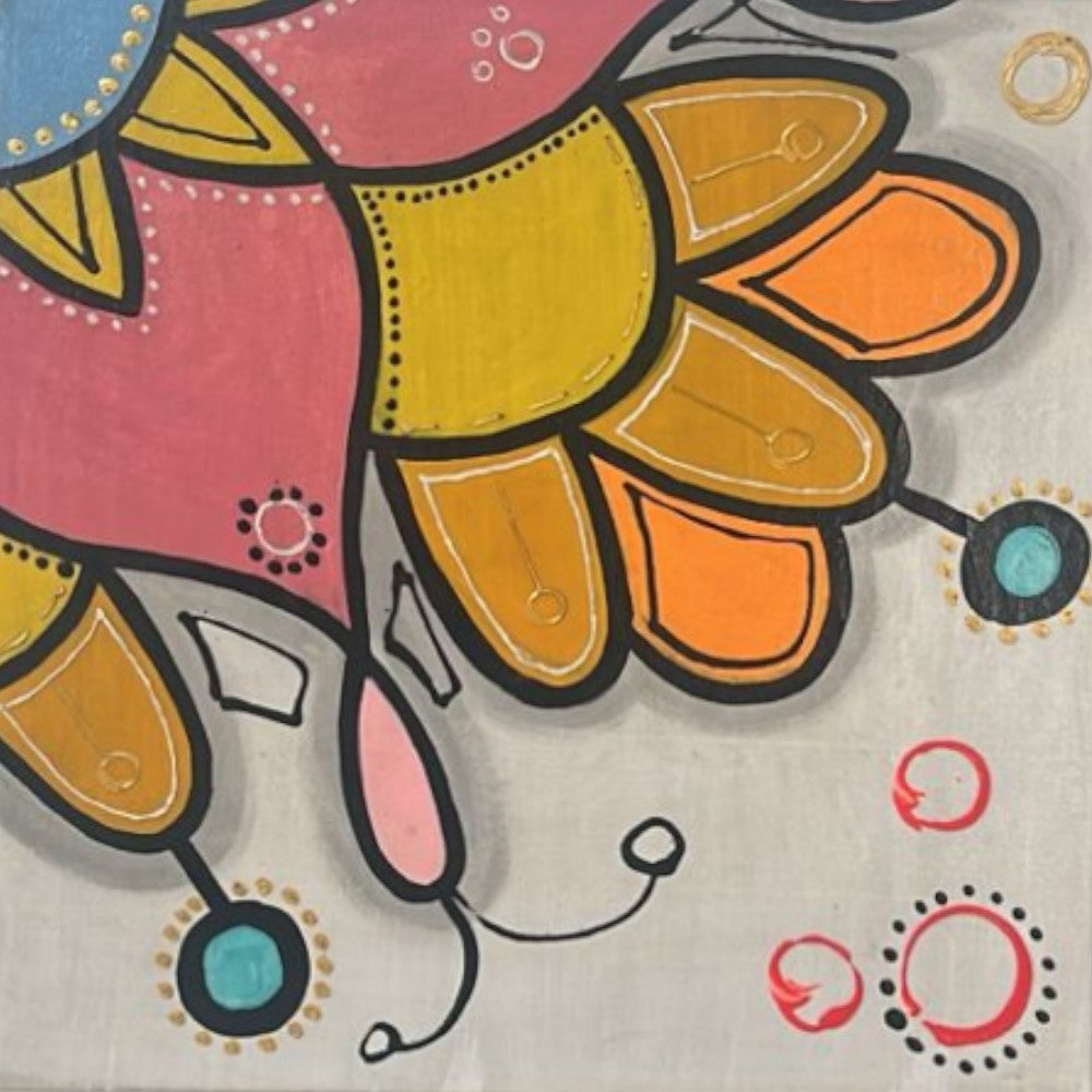 Flor Geométrica Pop