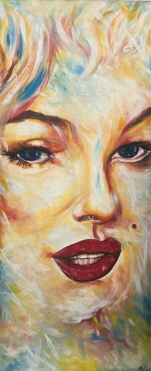 Retrato pop de diva icónica