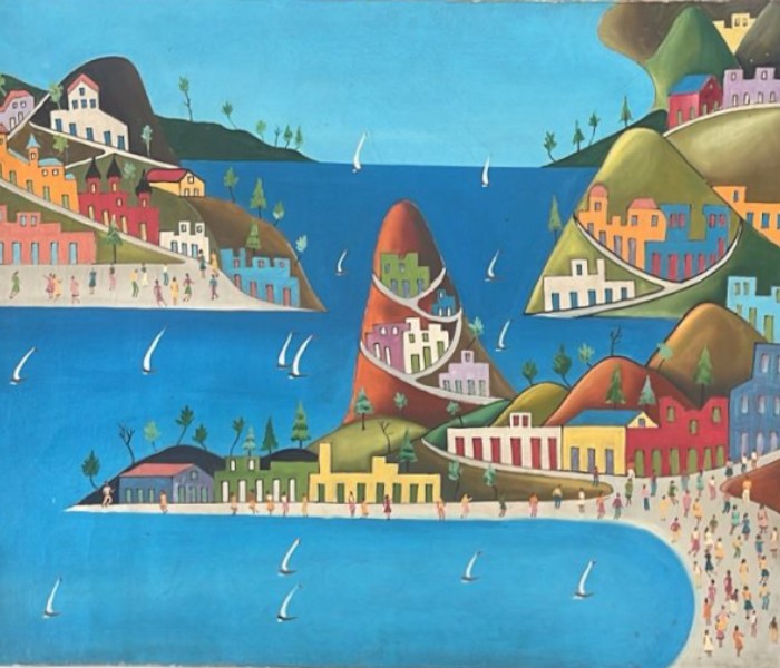 Bahía de colores (naíf)