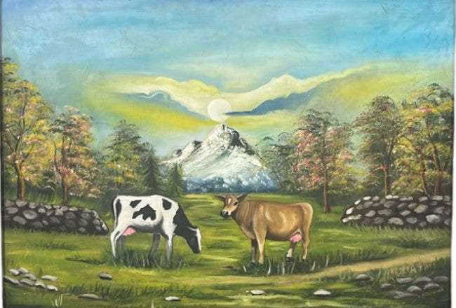Vacas en el valle
